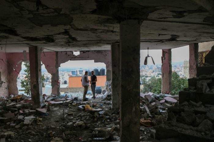 Campo de refugiados en Jenin.