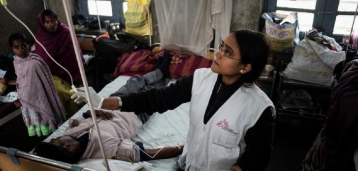 Unidad de Kala Azar de MSF en el hospital Sadar de Hajipur, India © Sami Siva