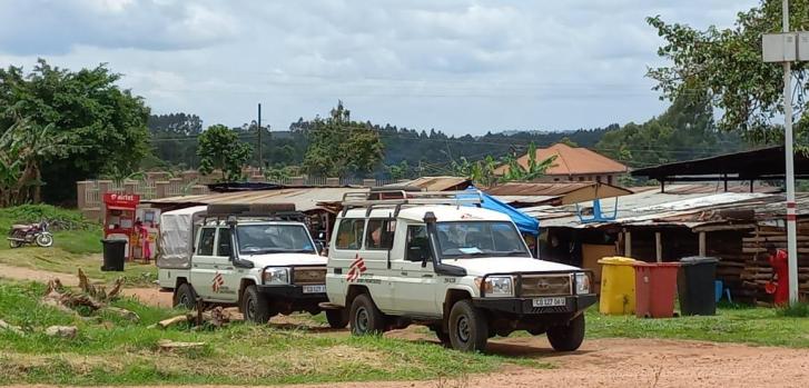 Nuestros equipos en el hospital de Mubende, Uganda.MSF.