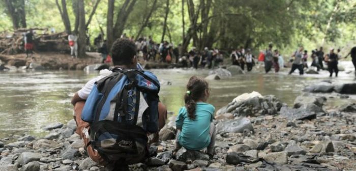 El 21% de los migrantes que han cruzado el Darién en 2023 son niños, niñas y adolescentes.