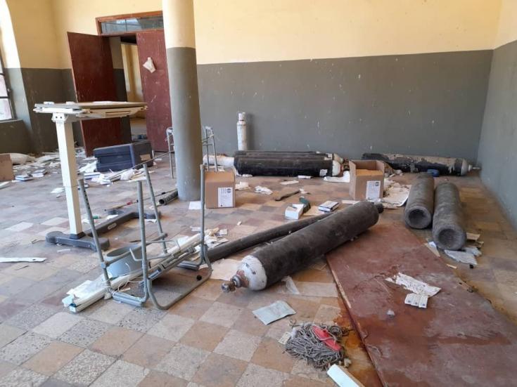 Interior del Hospital de Selekleka en Tigray. Hoy en día, el hospital está cerrado y no puede funcionar, lo que deja un gran vacío en las necesidades de la población local. 01/02/2021