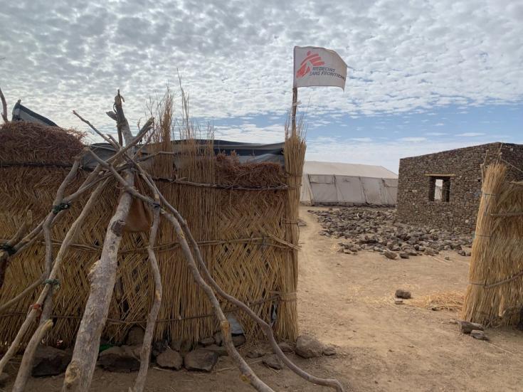 Clínica en Dilli, al sur de Jebel Marra, que instalamos en marzo de 2021 para atender a comunidades que no tuvieron acceso a atención médica durante años. Sudán, abril de 2021