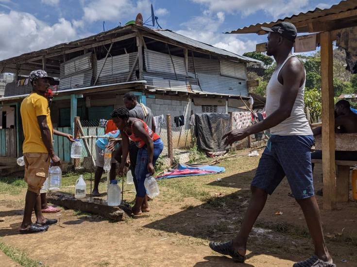 Bajo Chiquito es el primer lugar al que llegan las personas migrantes que atraviesan el bosque de Darién. Entre enero y mayo de 2021 llegaron más de 15.000 personas a Panamá. Abril de 2021