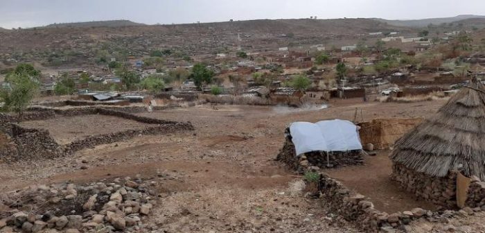 Vista sobre la ciudad de Rokero, Jebel Marra, Darfur.MSF