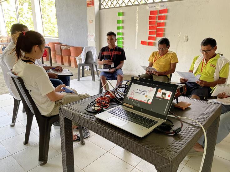 Capacitación de Médicos Sin Fronteras a agentes comunitarios en Alto Baudó, Chocó.