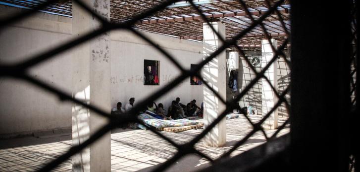 Centro de detención en Libia, 03 de septiembre de 2018.Sara Creta/MSF