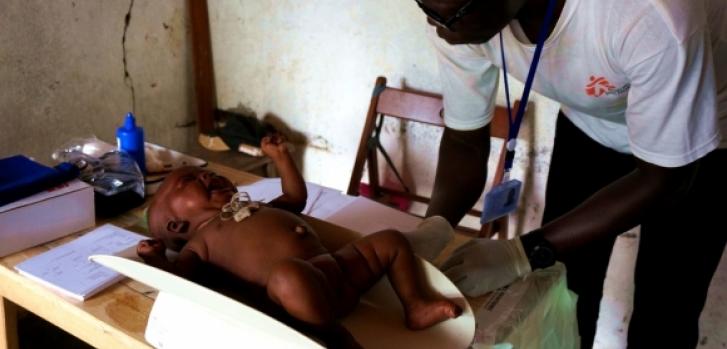 Clínca móvil de Médicos Sin Fronteras (MSF) en Bianga, Kouango, República Centroafricana RCA © Jana Brandt/MSF