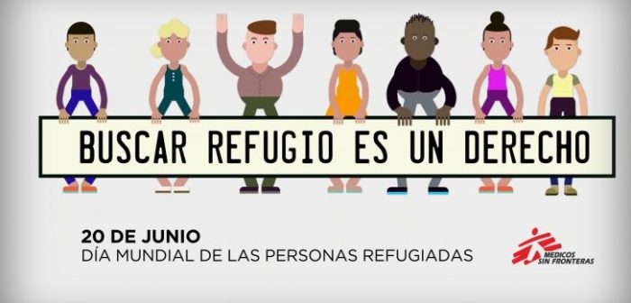 Día mundial de las personas refugiadas: buscar refugio es un derecho.MSF.