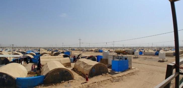 Campo de desplazados Qayarah, a una hora y media al sur de Mosul, Irak.Vera Schmitz/MSF