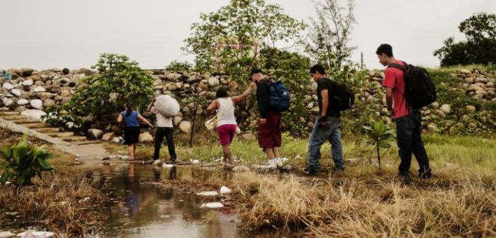 Imagen de archivo del 3 de junio de 2014: un grupo de migrantes de México.Anna Surinyach/MSF.