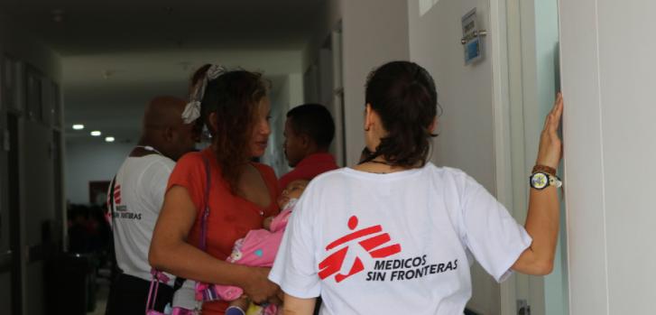 Médicos Sin Fronteras (MSF) brinda atención a migrantes venezolanos en La Guajira, Norte de Santander y Arauca.MSF