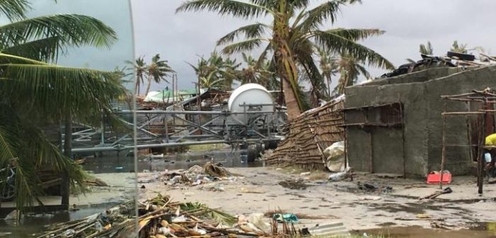 Vista de parte de la destrucción en la ciudad de Beira, en Mozambique.MSF/Joao Beirao