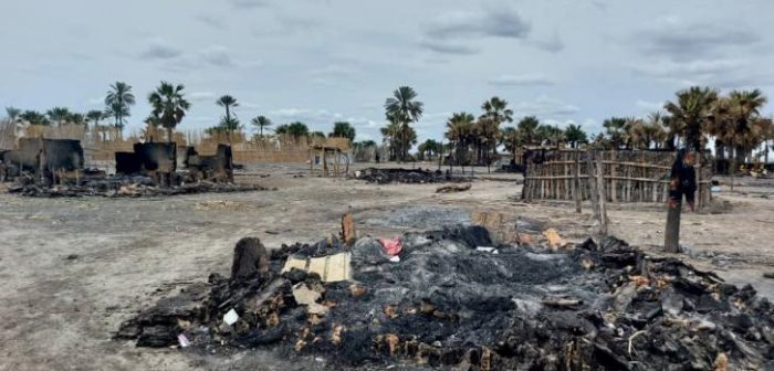 Grupos armados atacaron pueblos en Leer, Sudán del Sur, en abril de 2022; lo que generó el desplazamiento de miles de personas.MSF.