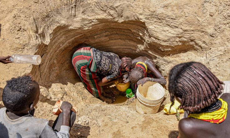 Devastadora sequía y escasez de agua en Kenia.