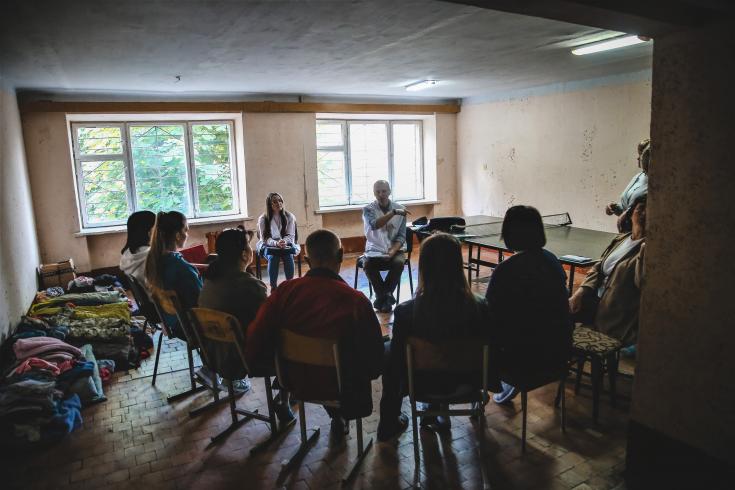 MSF brinda apoyo en salud mental en Ucrania.