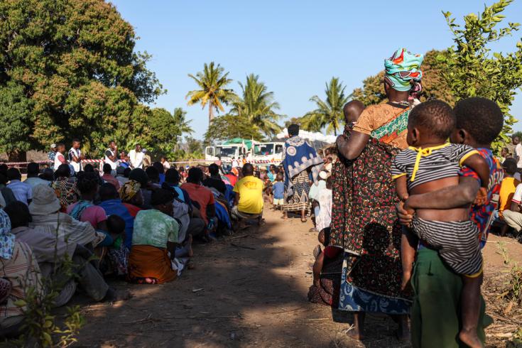 Entrega de kits de emergencia, Cabo Delgado, Mozambique