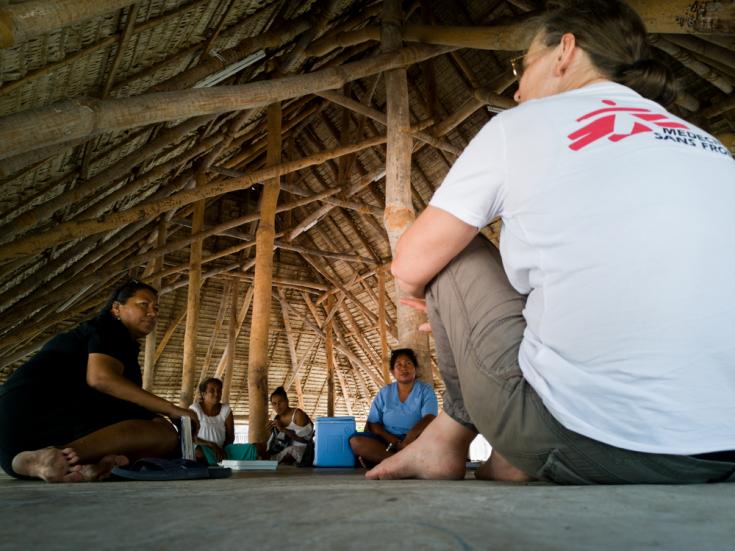 Partera de MSF en Kiribati