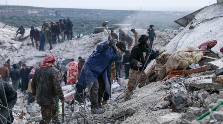 Terremoto en el noroeste de Siria