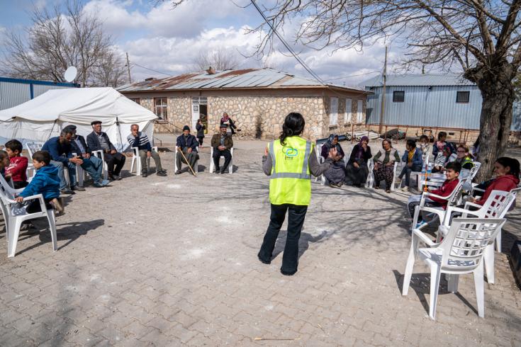 Apoyo en salud mental a personas afectadas por el terremoto en Turquía