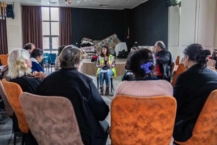 MSF brinda apoyo en salud mental tras los terremotos en Turquía.