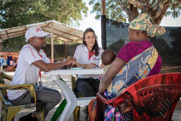 Clínica móvil de MSF para enfermedades no transmisibles en Muepane, Mozambique.