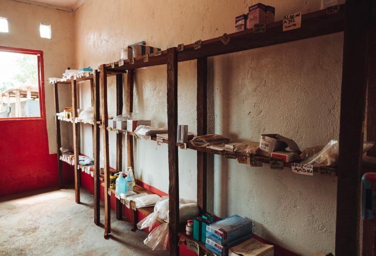 Farmacia de Nganzi, en la prefectura de Mbomou, República Centroafricana