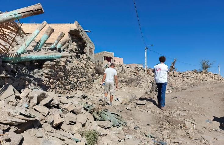 MSF presta asistencia tras el terremoto en Marruecos.