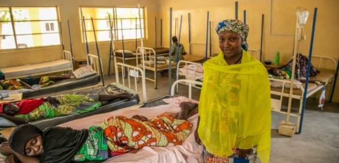 Altine, la supervisora de matronas en el hospital de MSF en la ciudad de Pulka, Nigeria.Igor Barbero/MSF