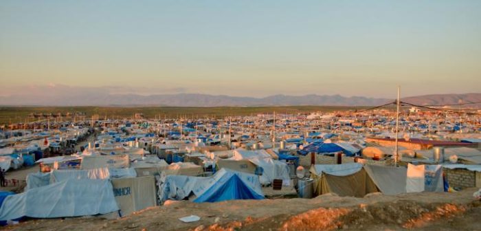 Campo de refugiados de Domiz, Irak. Con la inseguridad y la violencia que afecta a toda la población en Siria, muchos sirios han optado por huir a Irak. ©Pierre-Yves Bernard/MSF