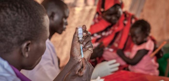Campaña de vacunación en el campo de refugiados de Yida, Sudán del Sur. Yann Libessart/MSFYann Libessart/MSF