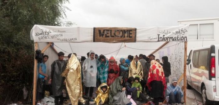 Centro de recepción de Moria en Lesbos, Grecia, en Octubre de 2015 ©Alessandro Penso