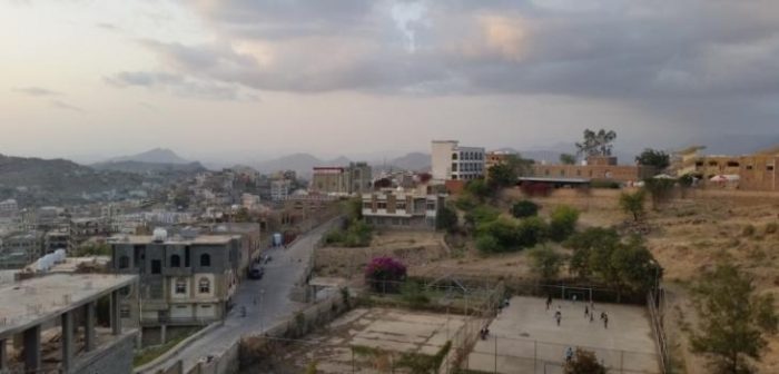 Vista desde el hospital Al Thawra, en el área sitiada de Taiz. © MSFMSF