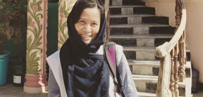 Evangeline Cua, cirujana filipina, estaba trabajando en el hospital de Médicos Sin Fronteras (MSF) en Kunduz, Afganistán, cuando fue destruido por ataques aéreos estadounidenses. ©MSF