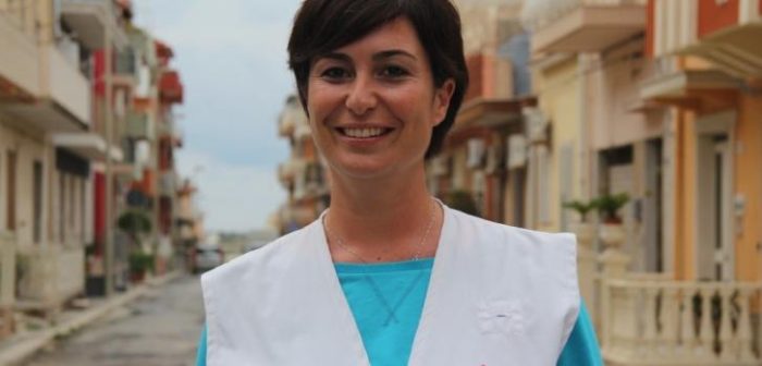 Aurelia Barbieri, psicóloga italiana de Médicos Sin Fronteras (MSF)