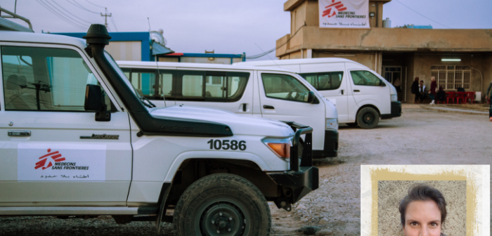 Un hospital de Médicos Sin Fronteras (MSF) en Zummar, cerca de donde trabajaba Georgina. Nuestro hospital en Zummar abrió sus puertas en 2016.