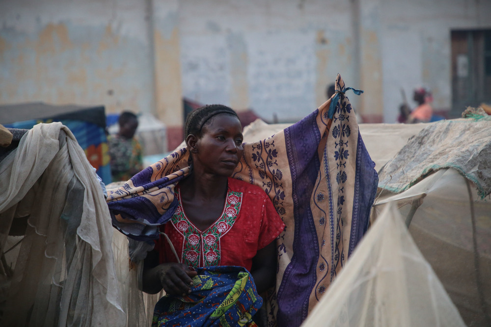 Fotografía de Asinati que vive junto a sus hijos en Kalemie, República Democrática del Congo.