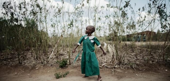 Gloria Chipasula, de 11 años, es una paciente de MSF con VIH y tuberculosis.Luca Sola