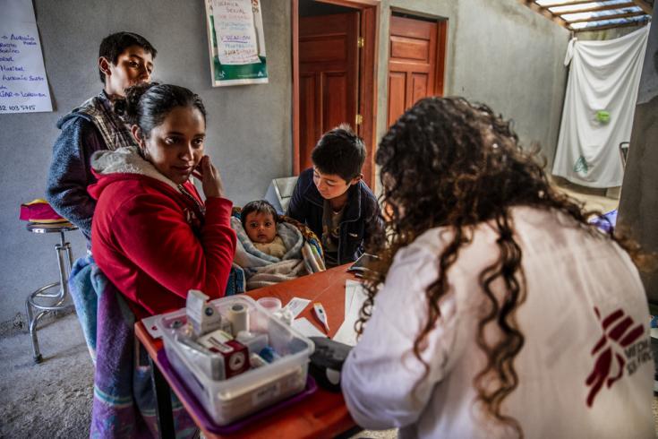 Los servicios ofrecidos en Guerrero, México, incluyen seguimiento para mujeres embarazadas y atención posparto, servicios de planificación familiar y atención psicosocial. Se presta especial atención a los sobrevivientes de violencia sexual. Foto: 2019.