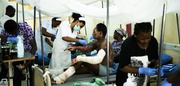 Respuesta a emergencia en Benue, Nigeria.Benedicte Kurzen/NOOR