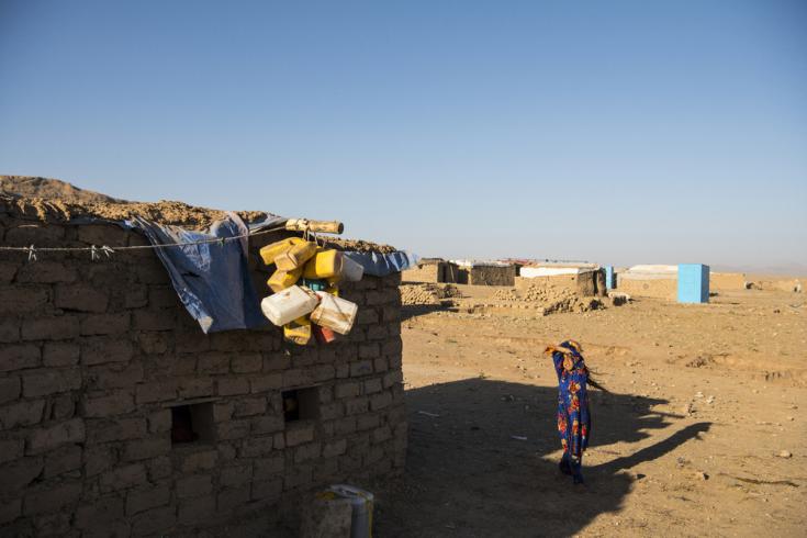 Campo para personas desplazadas en las afueras de Herat. Afganistán, agosto de 2019