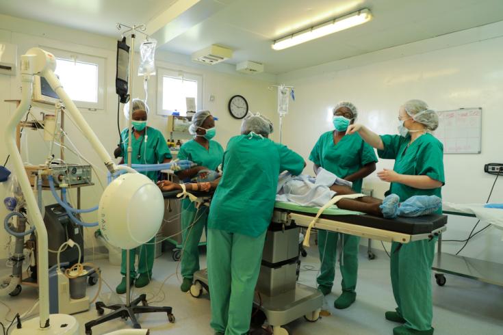 Hospital de Tabarre, especializado en urgencias de traumatología (Haití).