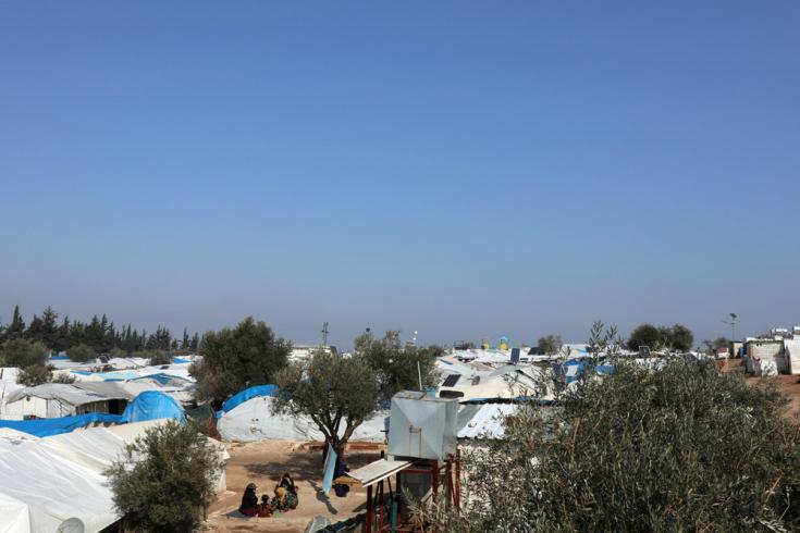 El campo de Qadimoon, en el noroeste de Siria. Febrero de 2020.