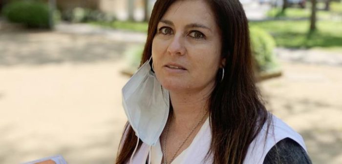Ximena Di Lollo, médica y coordinadora de Atención a Mayores en Residencias de Médicos Sin Fronteras (MSF) contra la pandemia de COVID-19 en España.MSF