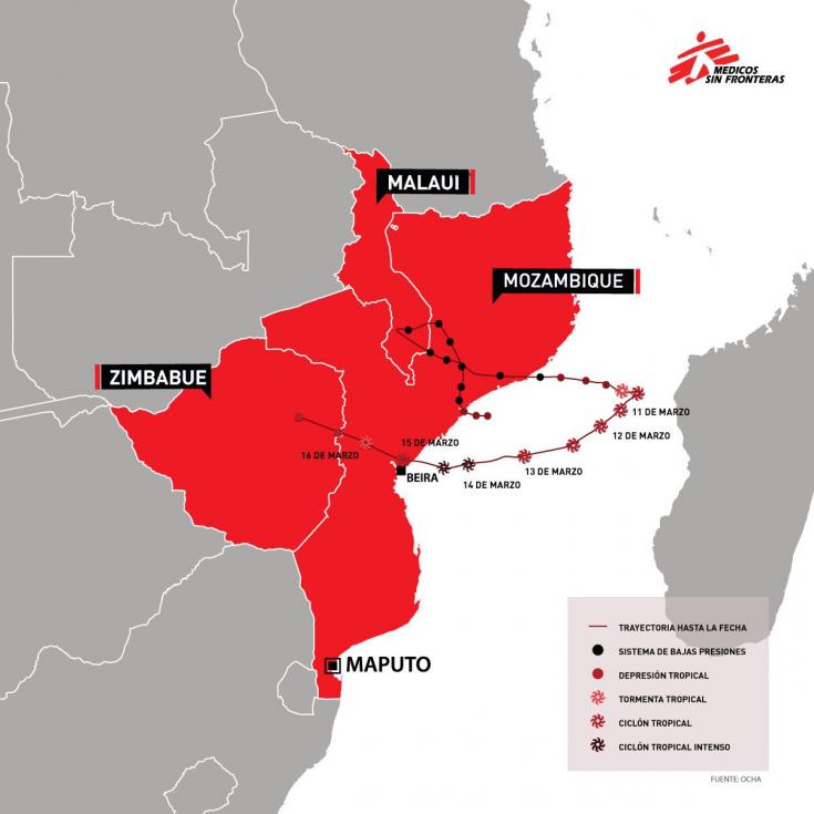 Cómo fue el paso del ciclón Idai en Mozambique, Malaui y Zimbabue