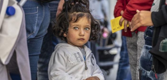 Octubre 2018: una campaña de vacunación de Médicos Sin Fronteras (MSF) y otros actores para niños refugiados en Grecia.MSF/Anna Pantelia