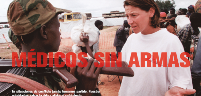 Una de las piezas que componen la nueva campaña de MSF. © Hans-Juergen Burkard