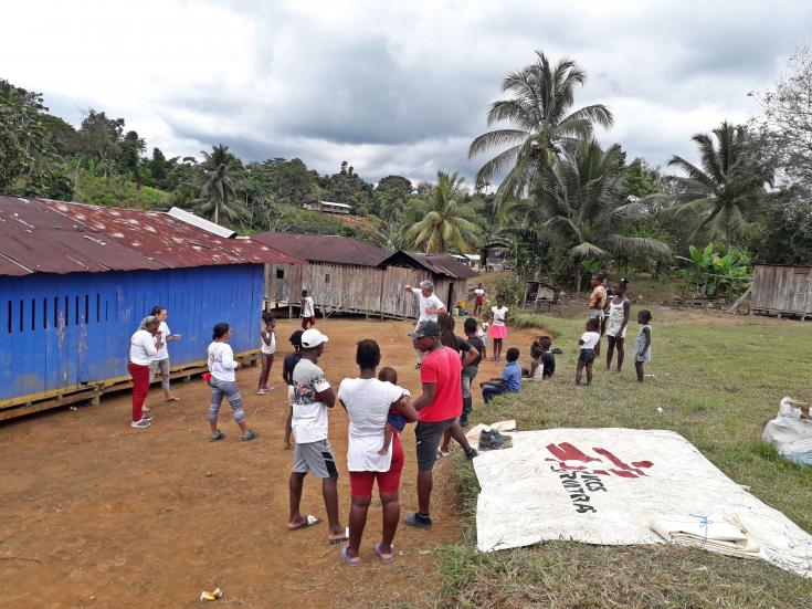 MSF junto con la comunidad de la vereda Espumero, en Nariño, Colombia