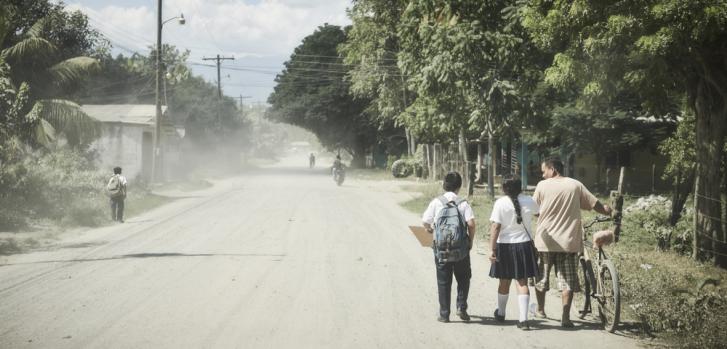 Vista de la calle de Choloma, Honduras. Christina Simons/MSF