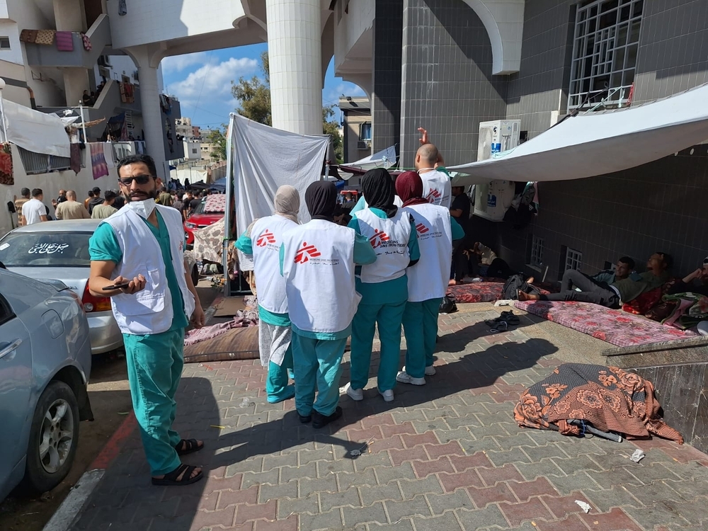 MSF en el hospital Al Shifa, de Gaza.