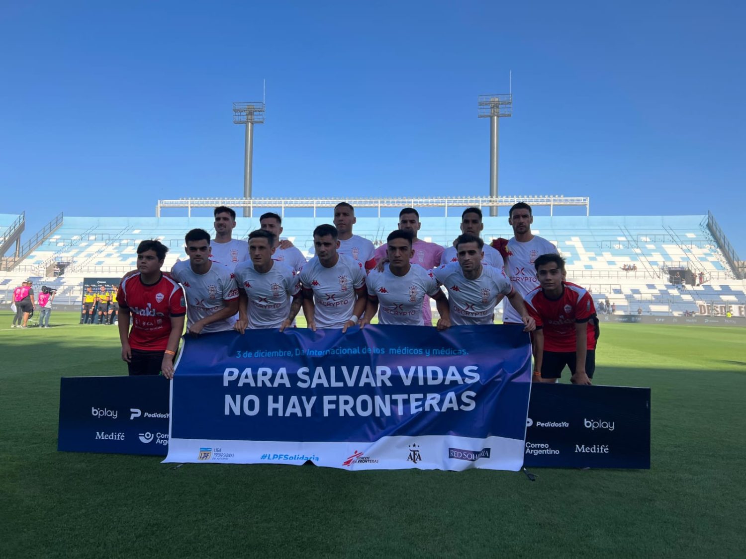 Acción de MSF con la Liga Profesional de Fútbol en el Día del Médico.